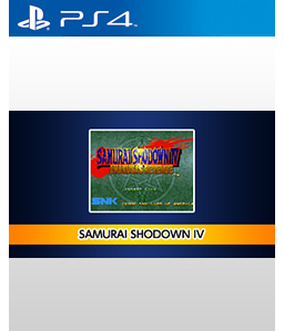 Samurai Shodown IV PS4