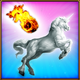 Unicorn destroyed with fireball