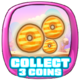 Collect 3 donuts