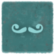 Cupid bow moustache