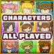 All characters played