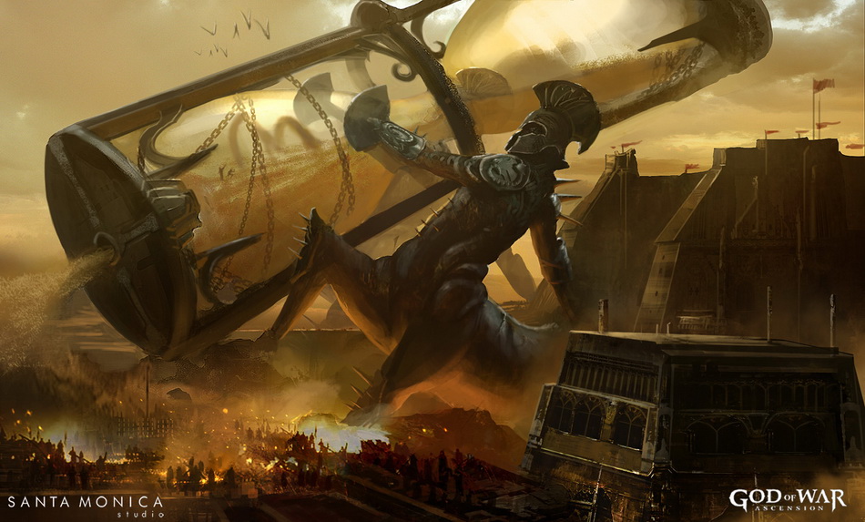 New God of War: Ascension concept art by Jung Park