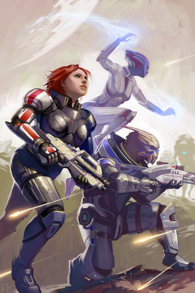 Mass Effect Fan Art by Lizzy John