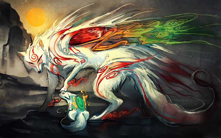.Okami. Good Boy. by Sakimichan