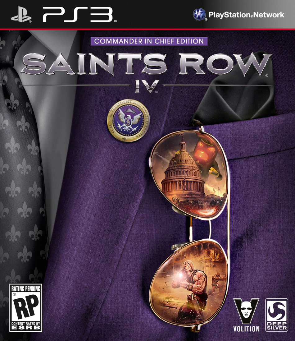 Here's the Saints Row IV "Commander in Chief" edition box art