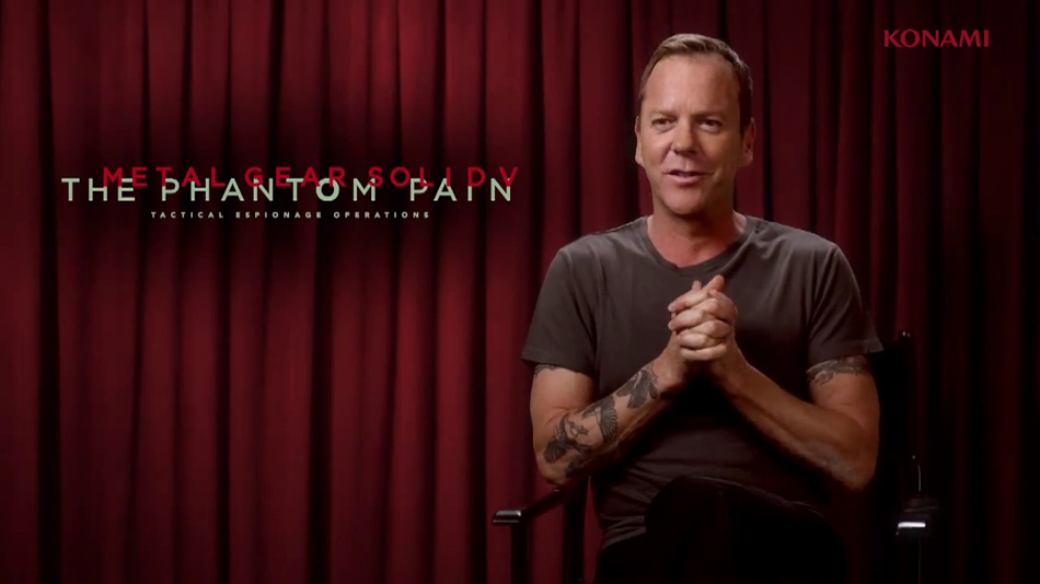 Kiefer Sutherland will voice Snake in Metal Gear Solid V: The Phantom Pain