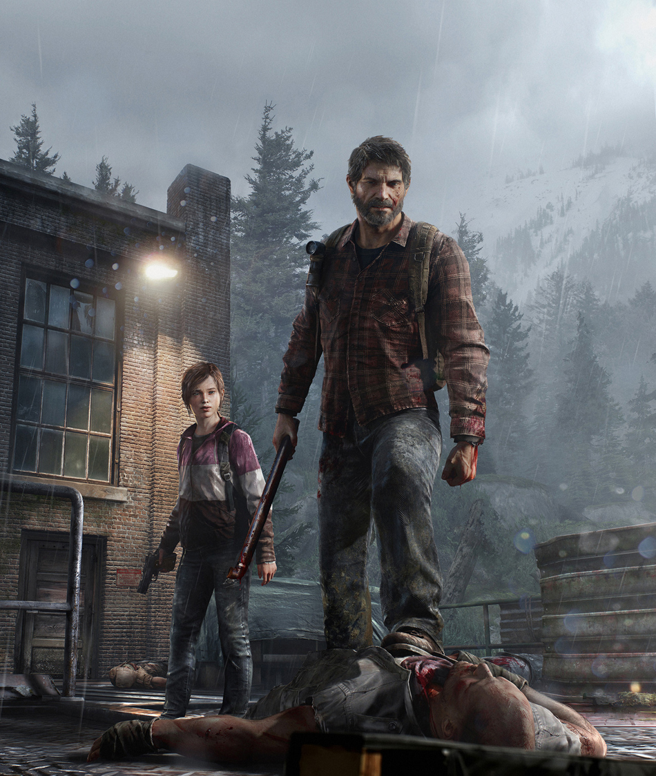 The Last of Us cover render and concept art