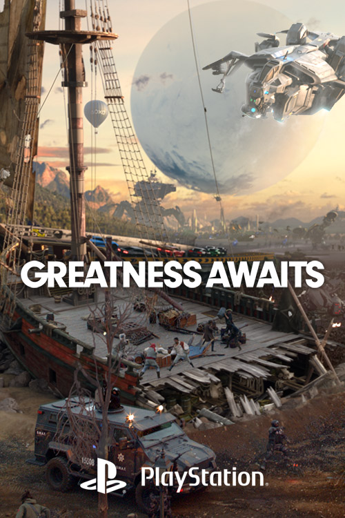 GREATNESS AWAITS poster