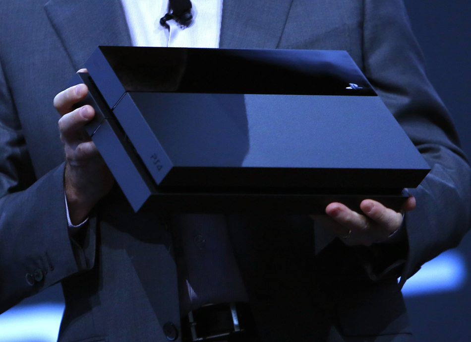 The PS4 is so tiny you can easily hold it in your hands
