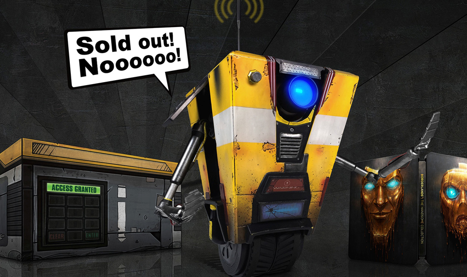 Borderlands The Handsome Collection Claptrap-in-a-Box Edition sold out in 10 minutes
