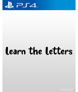 Learn the letters PS4