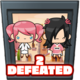 2 characters defeated