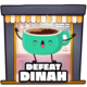 Dinah defeated
