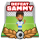 Sammy defeated