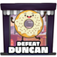 Duncan defeated