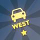 Car insignia 'West'