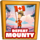 Mounty defeated