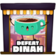 Dinah defeated