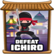Ichiro defeated