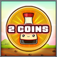 2 coins collected