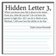 Hidden Letter 3