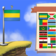 Africa Flags.