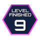 Finished Level 9