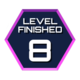 Finished Level 8