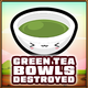 Green tea bowls destroyed